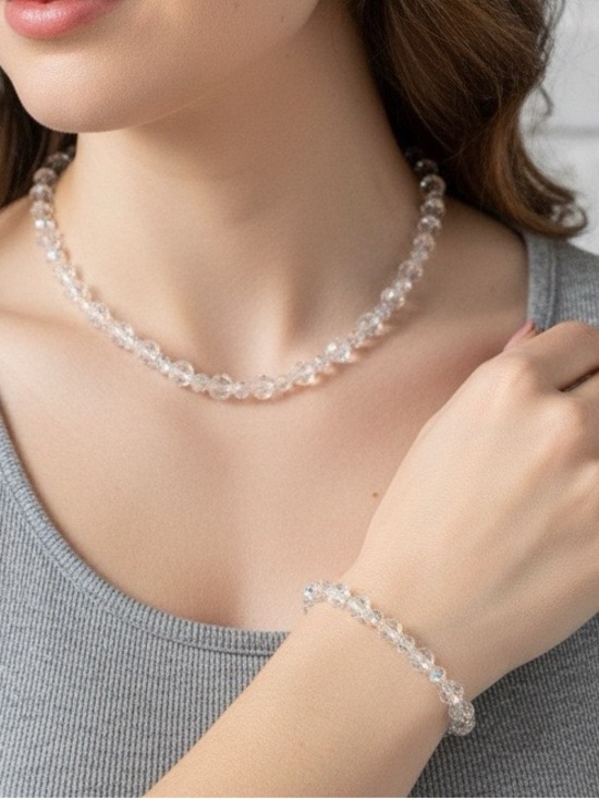 Jewelry - Aurora Borelis Crystal Beaded Set
